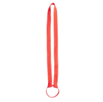 Lanyard posavasos con correa de silicona ideal parea festivales color rojo