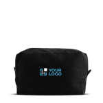 Neceser hecho en lona de canvas ideal para organizar los artículos vista de impresión