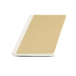 Bloc con tapa de cartón de fibras naturales A5 papel 80 g/m2 color beige vista 1