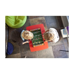 Mini futbolín de madera para personalizar con 2 pelotas incluidas primera vista