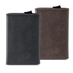 Monedero y tarjetero con protección RFID y acceso con un solo click vista con varios colores