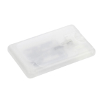 Spray de limpieza de manos con alcohol en forma rectangular color transparente tercera vista