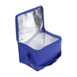 Bolsa nevera en varios colores con capacidad para 6 latas y asa a juego color azul ultramarino tercera vista