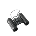 Prismáticos de aluminio de 8 x 21 presentado en estuche a juego color negro vista de impresión