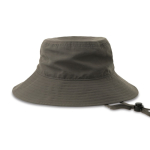 Sombrero panamá de nylon reciclado resistente al agua 120 g/m² color gris oscuro