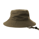 Sombrero panamá de nylon reciclado resistente al agua 120 g/m² color verde oliva
