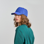 Gorra de béisbol de poliéster reciclado con visera italiana 220 g/m2 vista 2