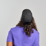 Gorra de béisbol de poliéster reciclado con visera italiana 220 g/m2