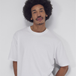 Camiseta oversized de algodón sostenible con tejido grueso 220 g/m2 B&C vista 4