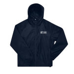 Cortavientos plegable de poliéster reciclado repelente al agua B&C vista de impresión