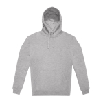 Sudadera sostenible unisex con capucha y corte relajado 280 g/m2 B&C color gris jaspeado