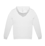 Sudadera unisex de algodón con hombros relaxed 280 g/m2 B&C color blanco vista detalle 2