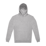 Sudadera unisex de algodón con hombros relaxed 280 g/m2 B&C color gris jaspeado