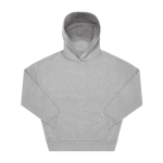 Sudadera unisex ecológica oversized con capucha 350 g/m2 B&C color gris jaspeado