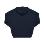 Sudadera unisex ecológica oversized con capucha 350 g/m2 B&C color azul marino vista detalle 2