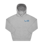 Sudadera unisex ecológica oversized con capucha 350 g/m2 B&C vista de impresión