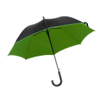 Paraguas de 8 paneles de color negro con interior de color Ø103 color verde primera vista