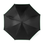 Paraguas de 8 paneles de color negro con interior de color Ø103 color verde segunda vista