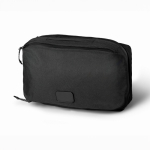 Neceser hecho de plástico reciclado oceánico con 2 bolsillos 96 g/m2 color negro vista 11
