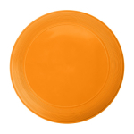 Frisbee personalizado con logo serigrafiado para eventos Santa Mónica color naranja primera vista