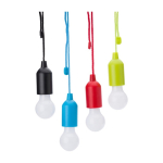 Bombilla LED personalizable de colores con cuerda colgante a juego segunda vista