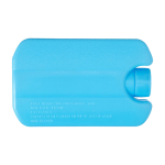 Acumulador de frío reutilizable con gel de enfriamiento color azul claro primera vista