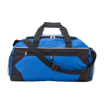 Bolsa de deporte o viaje de poliéster con bolsillo frontal y superior color azul ultramarino segunda vista