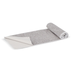 Toalla de RPET con tecnología de secado rápido 200g/m² 30x80cm color blanco/gris
