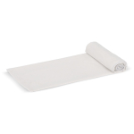 Toalla de RPET con tecnología de secado rápido 200g/m² 30x80cm color blanco/gris segunda vista