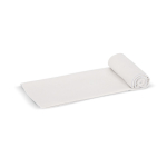 Toalla de RPET con tecnología de secado rápido 200g/m² 50x100cm color blanco/gris segunda vista