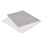 Toalla de RPET con tecnología de secado rápido 200g/m² 50x100cm color blanco/gris quinta vista