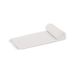 Toalla de RPET con tecnología de secado rápido 200g/m² 70 x140cm color blanco/gris segunda vista