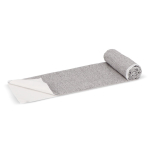 Toalla de RPET con tecnología de secado rápido 200g/m² 100x180cm color blanco/gris