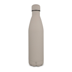 Botella de acero inoxidable reciclado con acabado aterciopelado 750ml color beige
