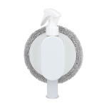 Spray y trapo de limpieza para cristales y todo tipo de superficies color blanco