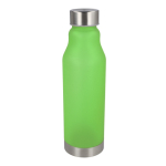 Botella de RPET reutilizable antigoteo con acabado frosted 600ml color verde manzana tercera vista