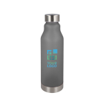 Botella de RPET reutilizable antigoteo con acabado frosted 600ml vista principal