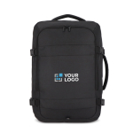 Mochila de RPET  ideal para viajes con amplios compartimientos vista principal