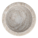 Mortero de resistente mármol travertino de la marca Segaform color beige cuarta vista