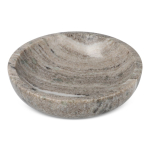 Elegante cuenco de mármol ideal para aperitivos o uso decorativo color beige segunda vista