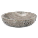 Elegante cuenco de mármol ideal para aperitivos o uso decorativo color beige tercera vista