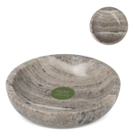 Elegante cuenco de mármol ideal para aperitivos o uso decorativo