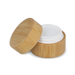 Bálsamo labial en estuche de bambú de forma cilíndrica color natural segunda vista