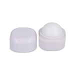 Bola de bálsamo labial para personalizar en caja FPS 15 LipCube color blanco tercera vista