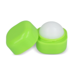 Bola de bálsamo labial para personalizar en caja FPS 15 LipCube color verde lima segunda vista