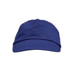 Clásica gorra de algodón de 5 paneles con cierre de plástico primera vista