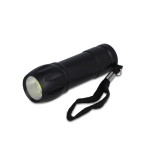 Linternas de plástico reciclado en varios colores de luz COB color negro