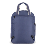 Mochila de RPET para portátil con funcionalidad de bolsa 15.6'' color azul oscuro sexta vista