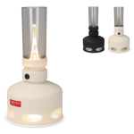 Lámpara LED estilo vintage recargable con sensor de soplado