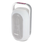 Altavoz blanco con luz ambiental multicolor y asa superior marca Muse color blanco